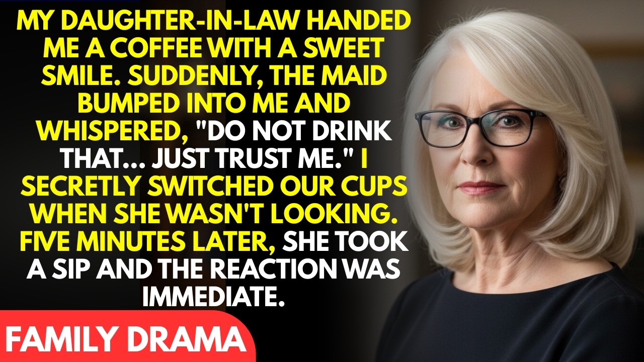 My DIL Served Poisoned Coffee. The Maid Whispered “Don’t Drink It!” So I Did The Unthinkable...