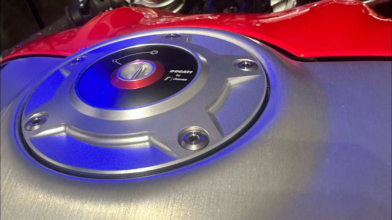 How to install a Rizoma Fuel Cap on a 2024 Ducati Panigale V4R