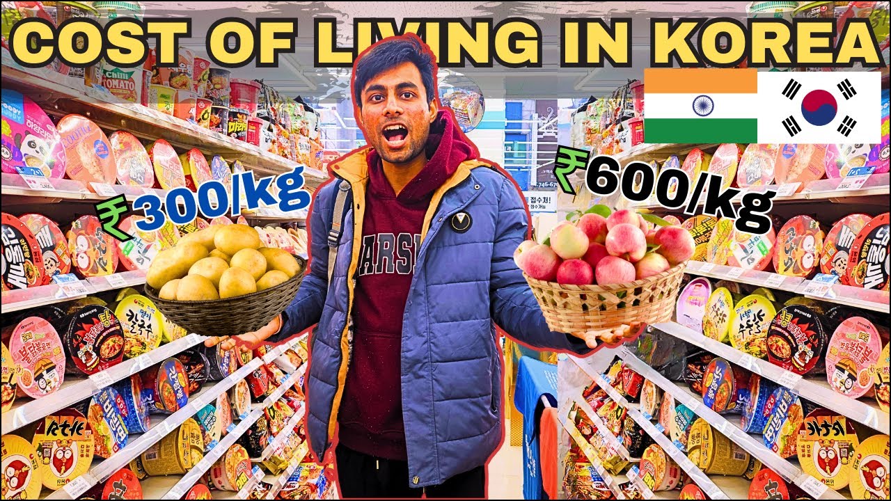 Cost of Living In Korea 2024 | Indian in Korea #indianinkorea