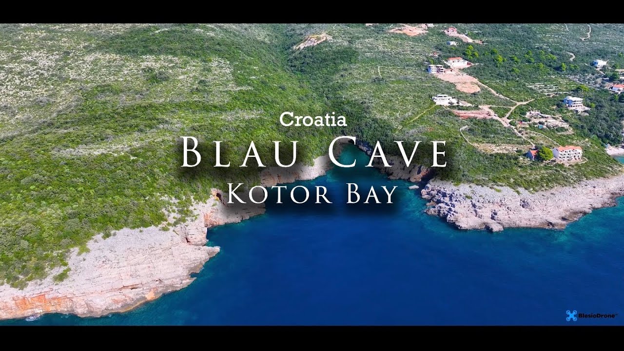 Discover The Stunning Beauty Of Blau Cave In Kotor Bay&nbsp; 4k Drone Video By Blesinski Travel