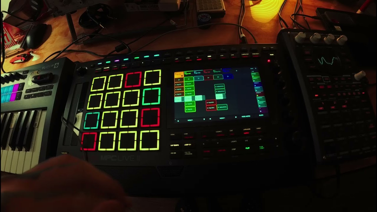 Here's a soul beat I cooked up on the MPC Live 3