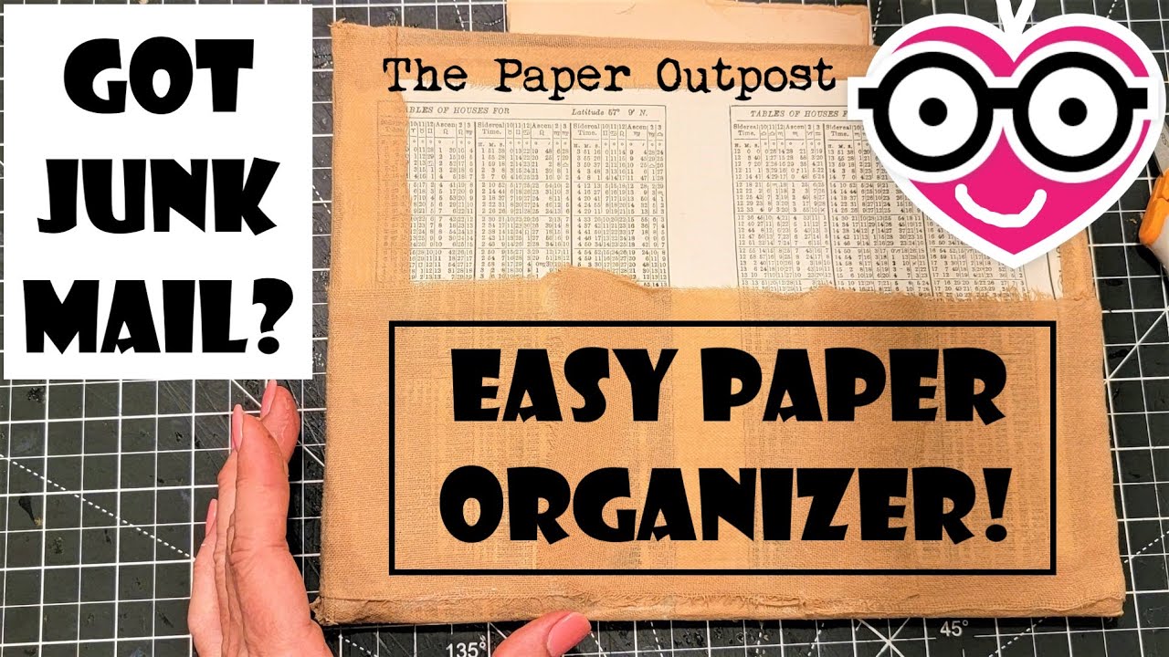 GOT JUNK MAIL? Easily Make an Ephemera or Paper Holder! Useful for Junk Journals! The Paper Outpost!