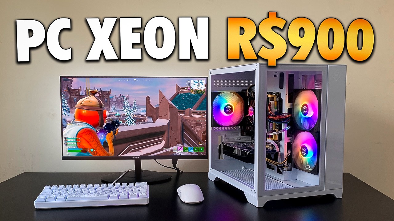 MONTEI O PC GAMER XEON MAIS BARATO POSSIVEL COM R$900 QUE CONSEGUE RODAR V&Aacute;RIOS JOGOS EM 2026...