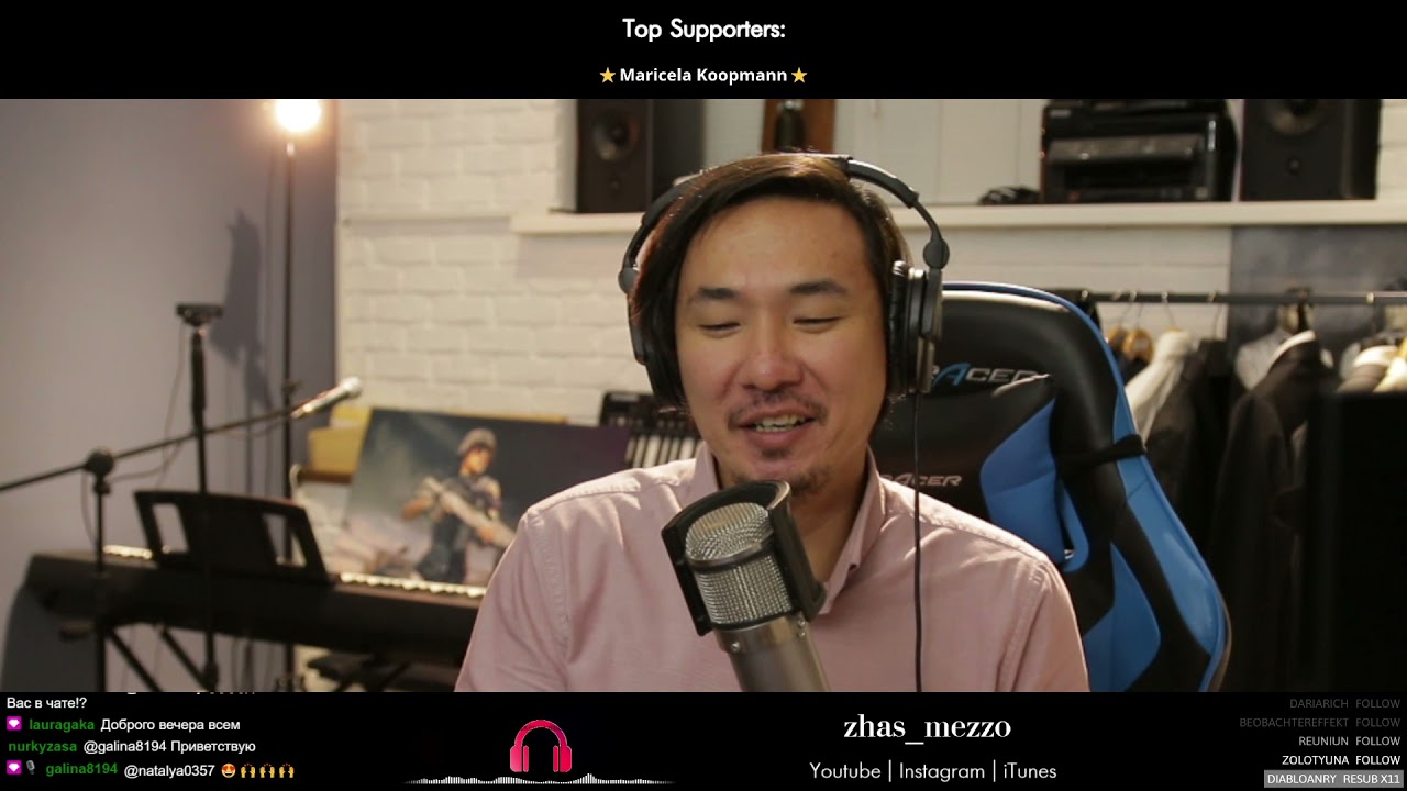 Zhasulan Sydykov - Parla piu piano (Live) #twitch #stream #zhas_mezzo