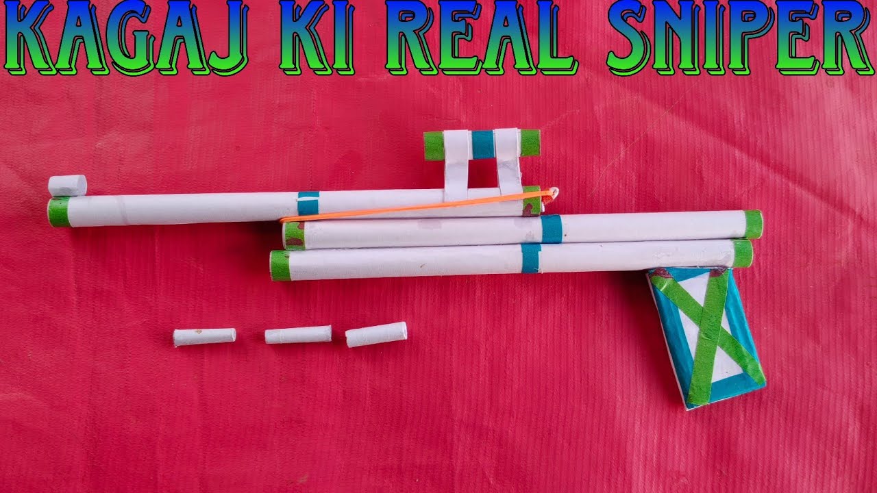 Kagaj Ki Real Sniper #subscribe 