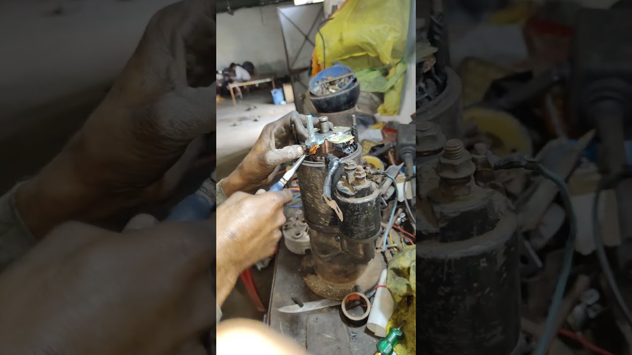 Jcb 3dx 2011 Model Self Starter Motor Repairing Full Process Videos 
