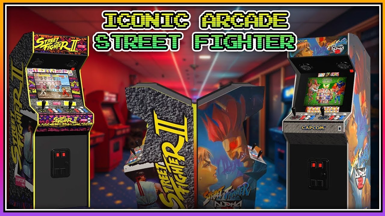 Iconic Arcade Présente 2 Nouvelles Bornes d'Arcade Street Fighter !