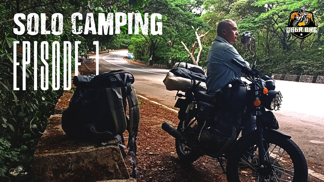 Solo MotoCamping in Marilaque Camp - Silent Vlog - Nature ASMR - Episode 1