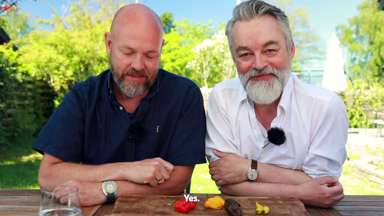 Chili tasting with actor Jonas Schmidt