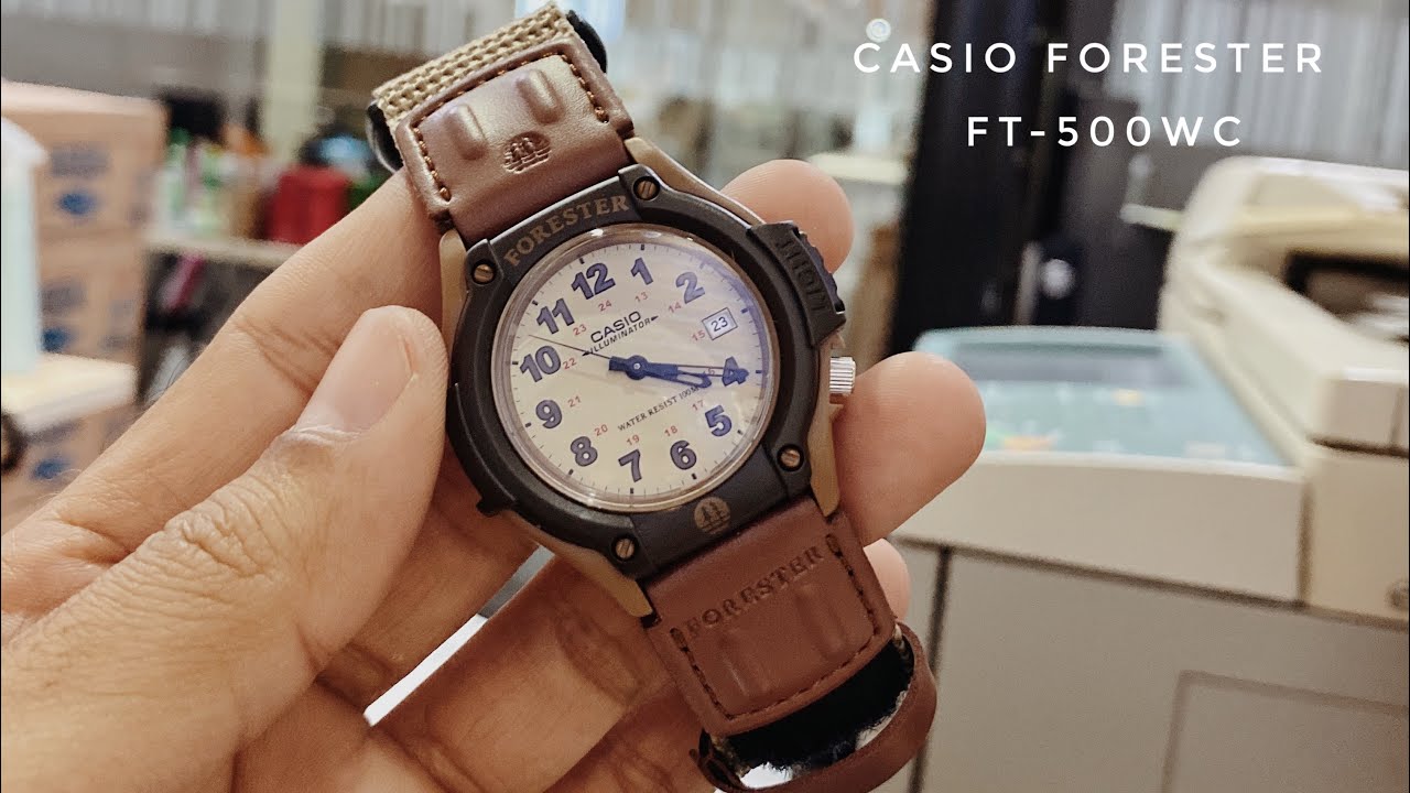 Unboxing CASIO Forester FT-500WC