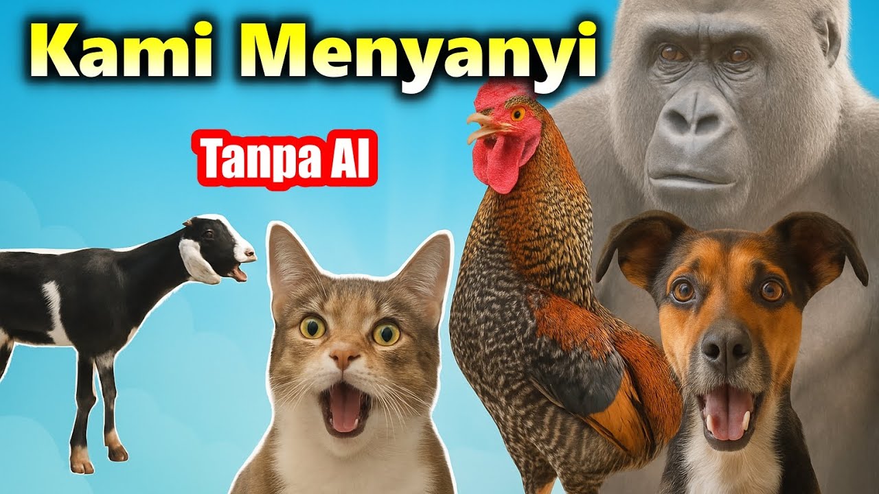 Kumpulan Binatang Nyanyi Tatun Tuang – Parodi Kocak Tanpa AI