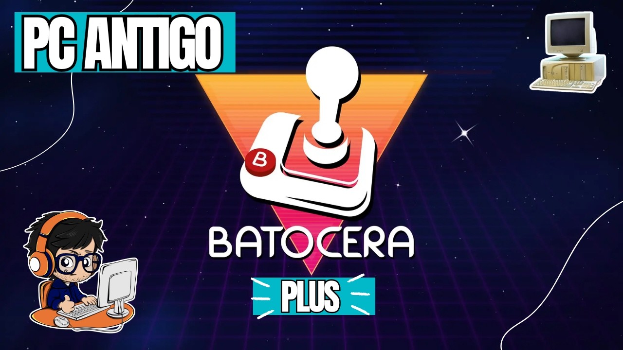 Testando Batocera plus em um PC antigo!