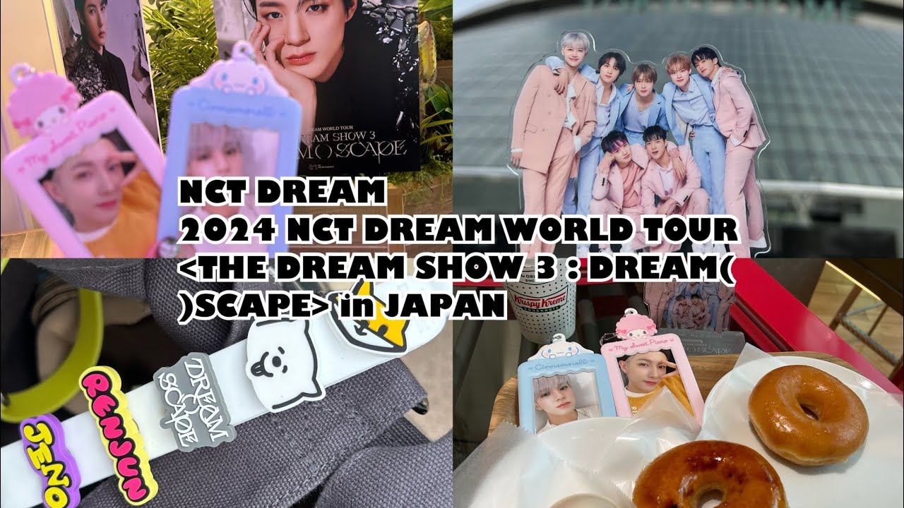 【シズニvlog】THE DREAM SHOW 3 : DREAM( )SCAPE in JAPAN 東京ドーム 美味しいもの沢山食べてスタンド前列で楽しんだ2日間【시즈니　브이로그】