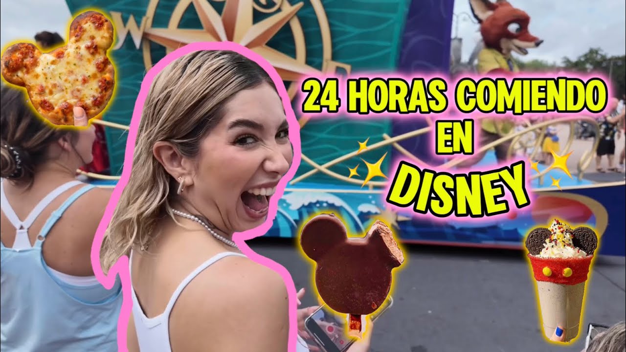24 HOURS EATING AT DISNEY!