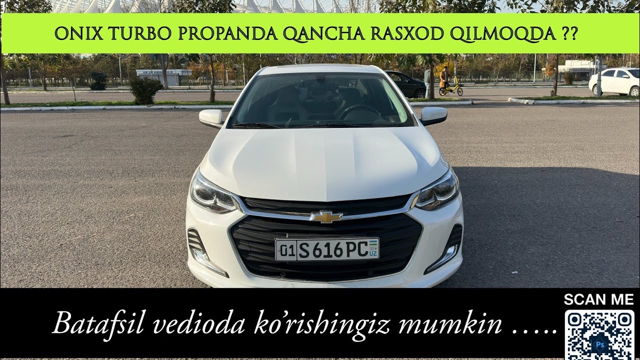 Yangi Onix moshinasida Propanda rasxodlar … Propanda ancha yaxshi yurmoqda ….#onix #onixturbo