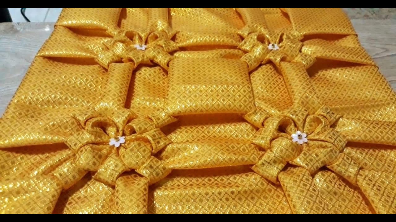 ผังหมอน/สอนวิธีเย็บ/วิธีจับจีบหมอนอิงลายสม๊อค (Smocking Pattern/Smocked Pillow)