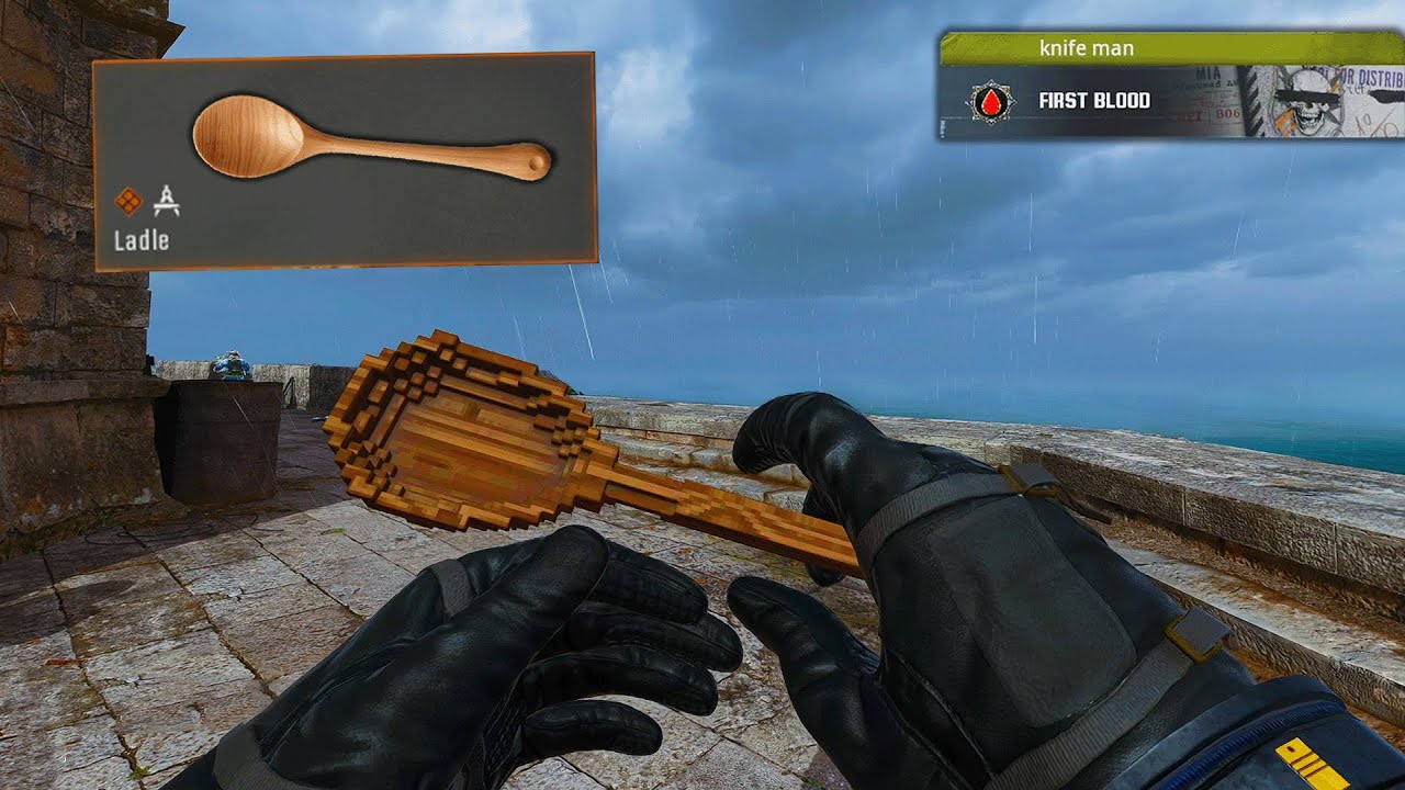 They added an 8 BIT LADLE and I went around SMACKING players with it