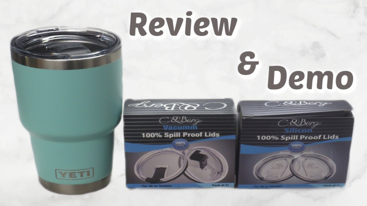 Leak Proof Tumbler Lids - Review & Demo!