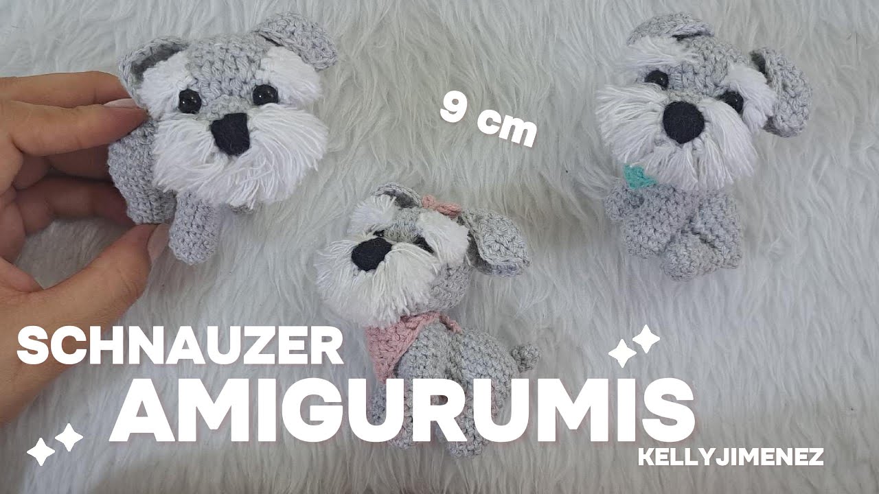 Perro  Tejido a crochet / Schnauzer Amigurumi (English Subtitles)