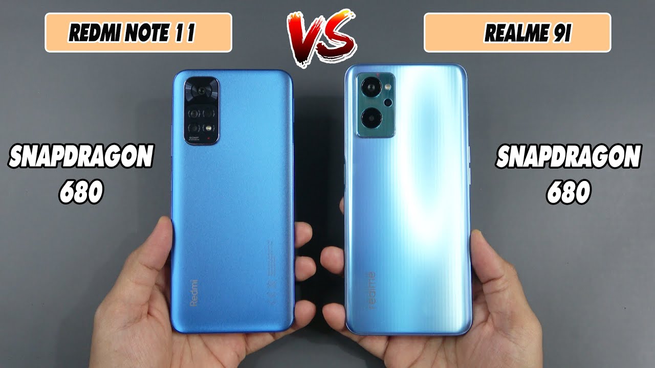 Xiaomi Redmi Note 11 vs Realme 9i | SpeedTest and Camera comparison