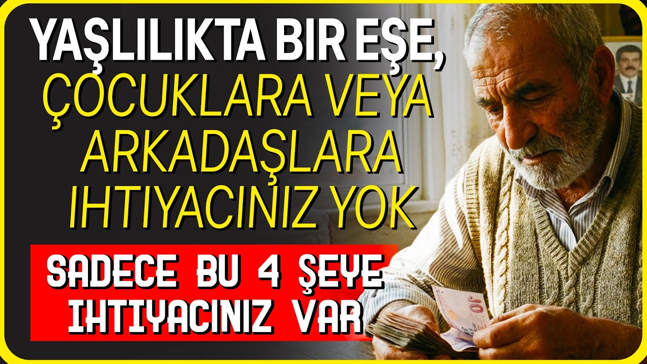 Yaşlılıkta Sadece Bu Dört şeye ihtiyacınız var: Felsefe ve Psikoloji.