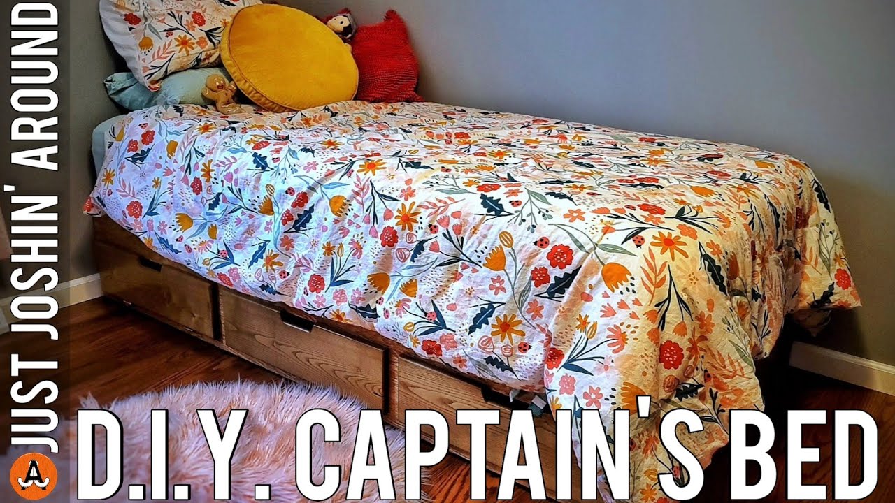 DIY Captain's Bed - How To Make Your Own Bed (and lie in it) // Just Joshin' Around
