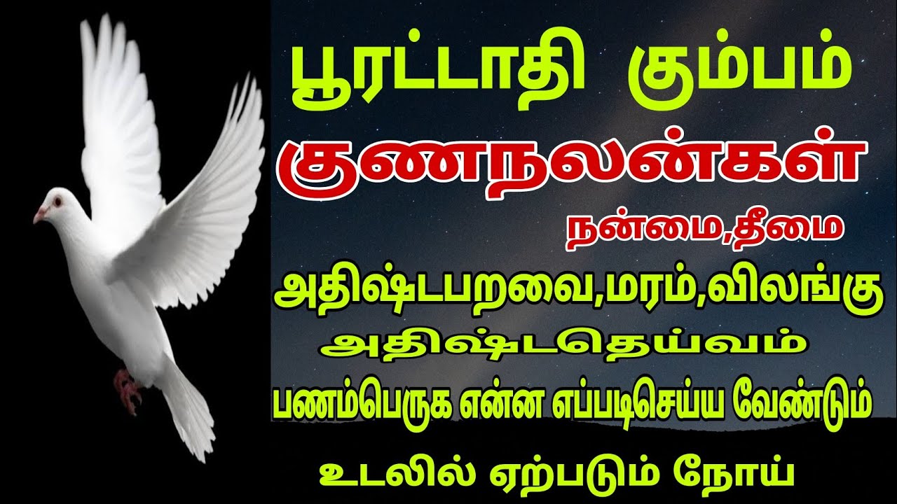 pooratathi natchathiram | pooratathi natchathiramcharacteristics in tamil | pooratathi kumba rasi