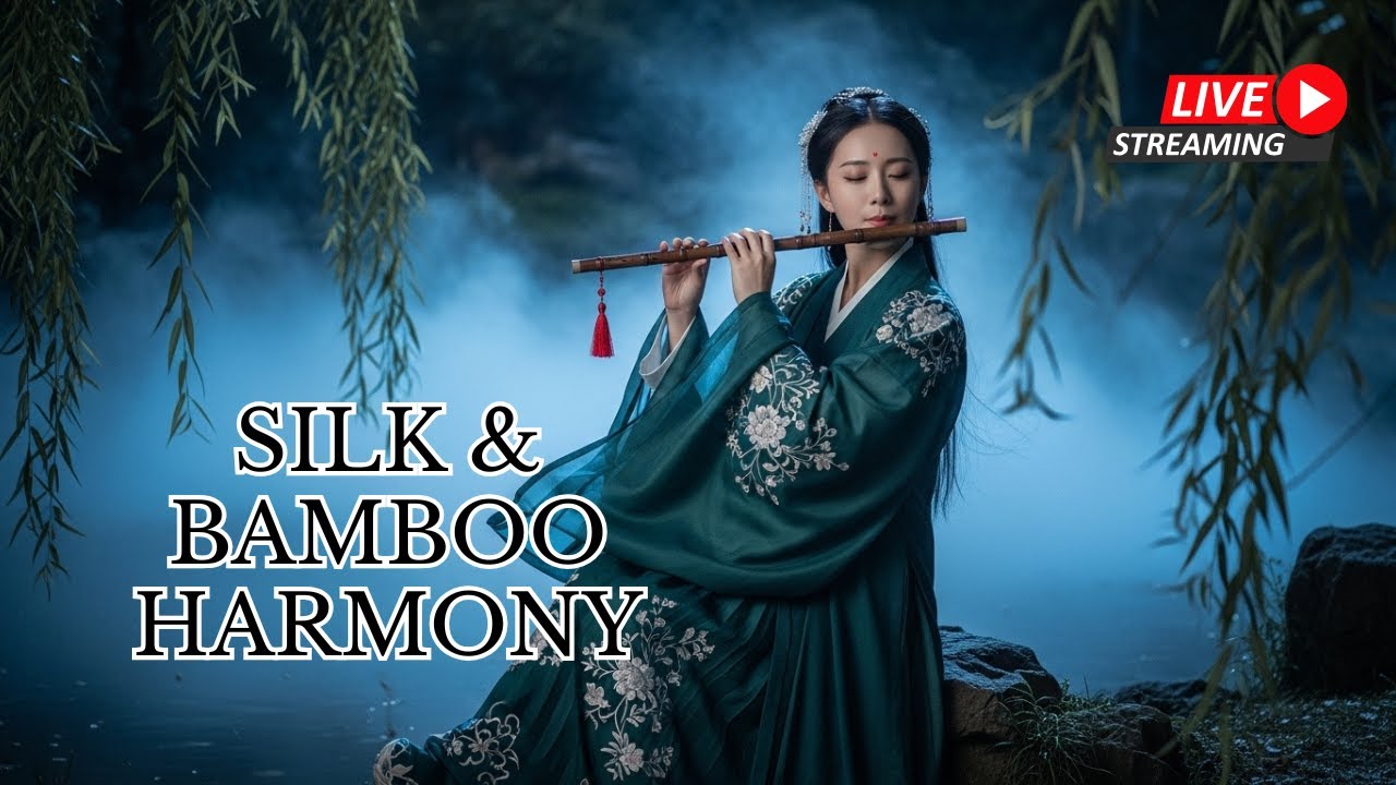 The Soul of Bamboo Flute LIVE 🎋 Traditional Instrumental for Inner Peace 竹笛之魂直播｜内心平静音乐