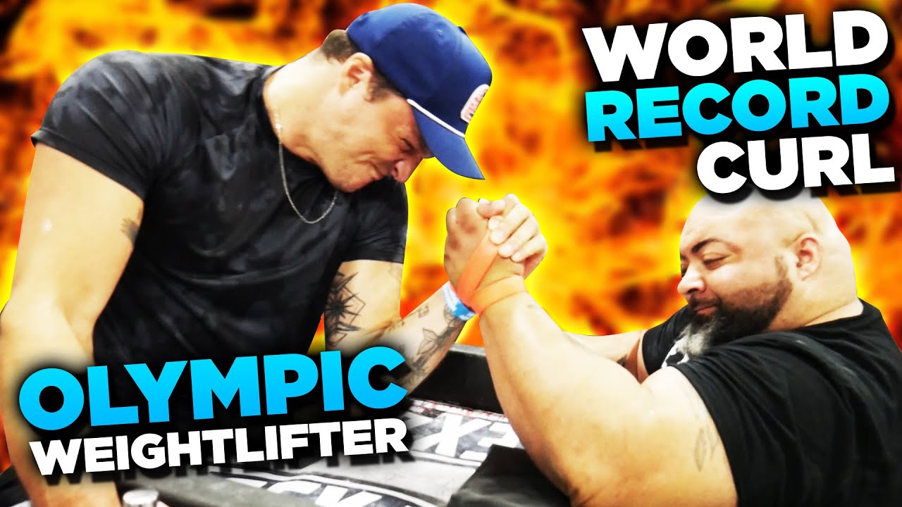 Olympic Weightlifter vs Armwrestler Who Curls a MASSIVE 288LBS