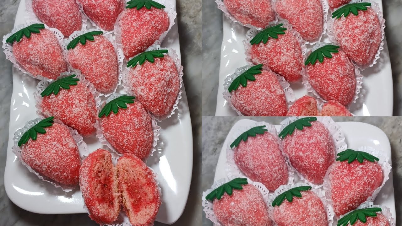 جديد حلوى الفراولة بعجينة الصابلي 🇩🇿 إقتصادية وبنينة وسهلة التحضير