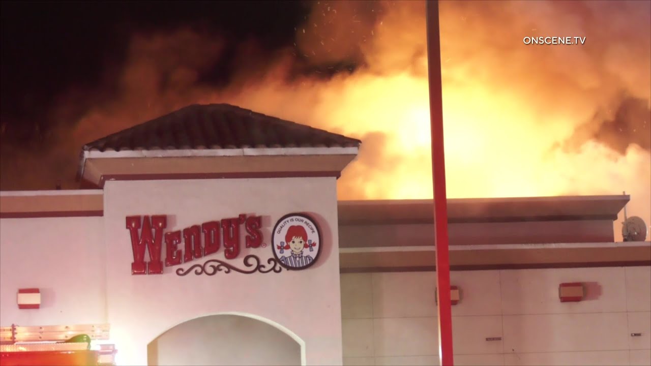 Wendy's Destroyed by Fire | Corona
