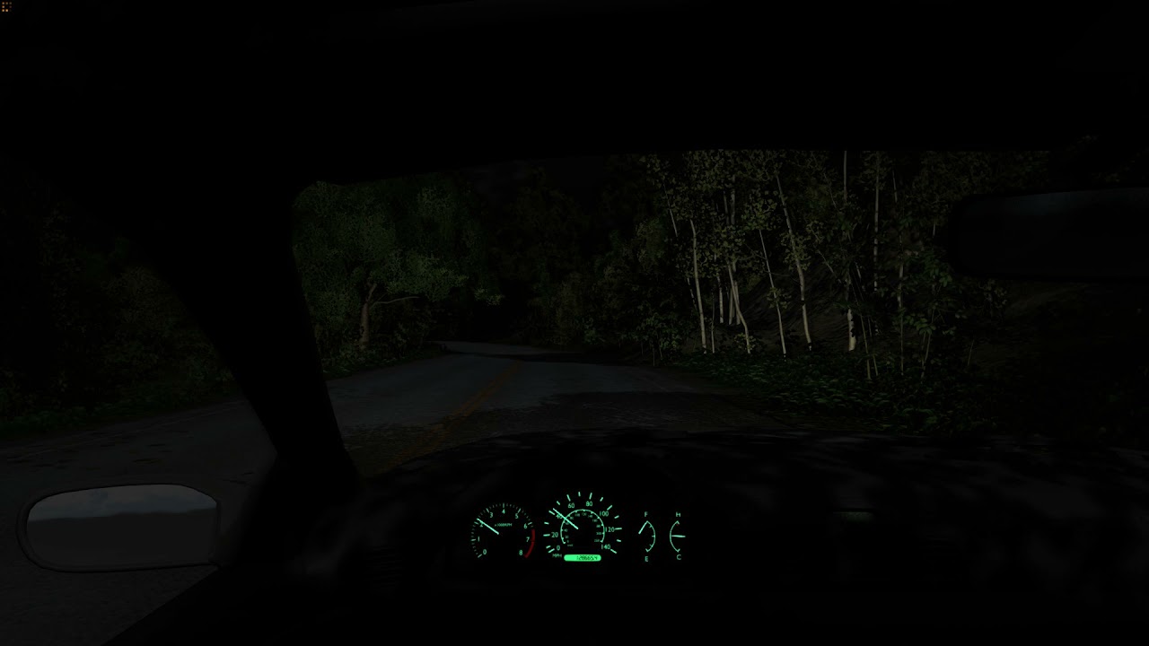 BeamNG night drive with KINO - Spokoynaya Noch' (Calm Night)