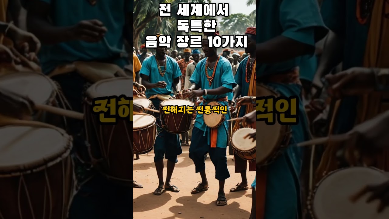 전 세계에서 독특한 음악 장르 10가지