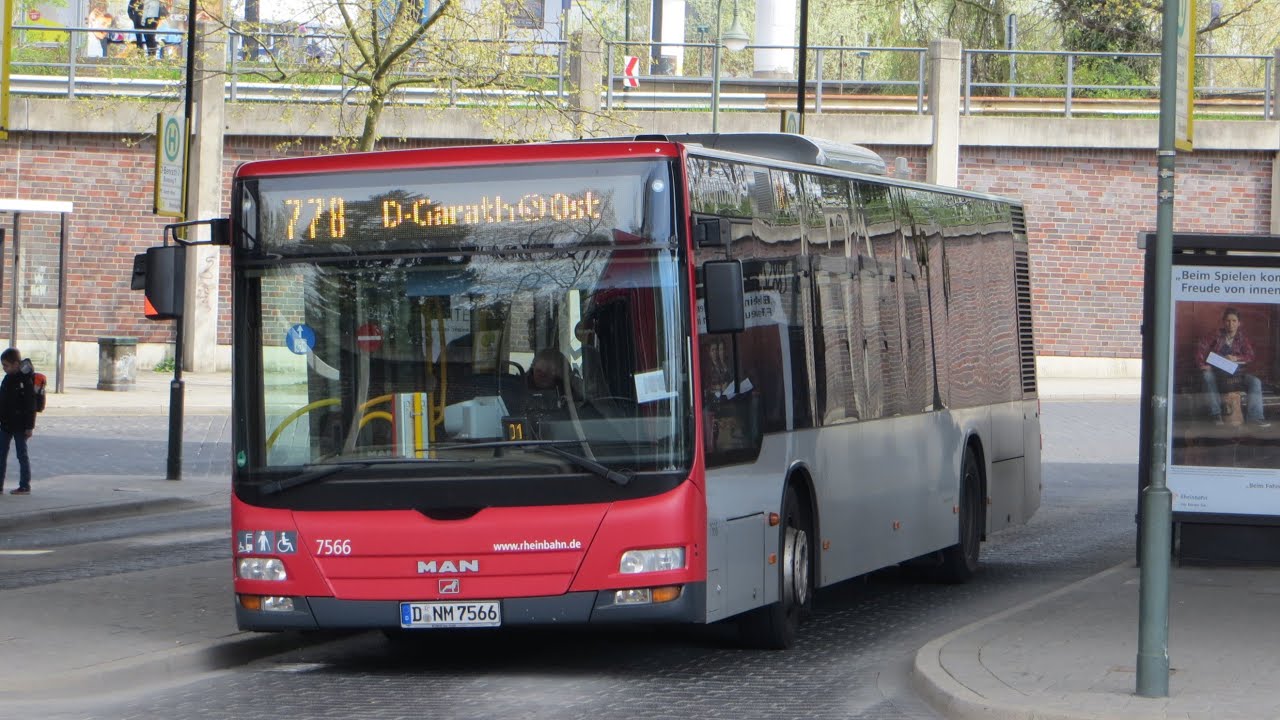 [Sound] Bus MAN NL 283 | #7566 | Rheinbahn AG Düsseldorf