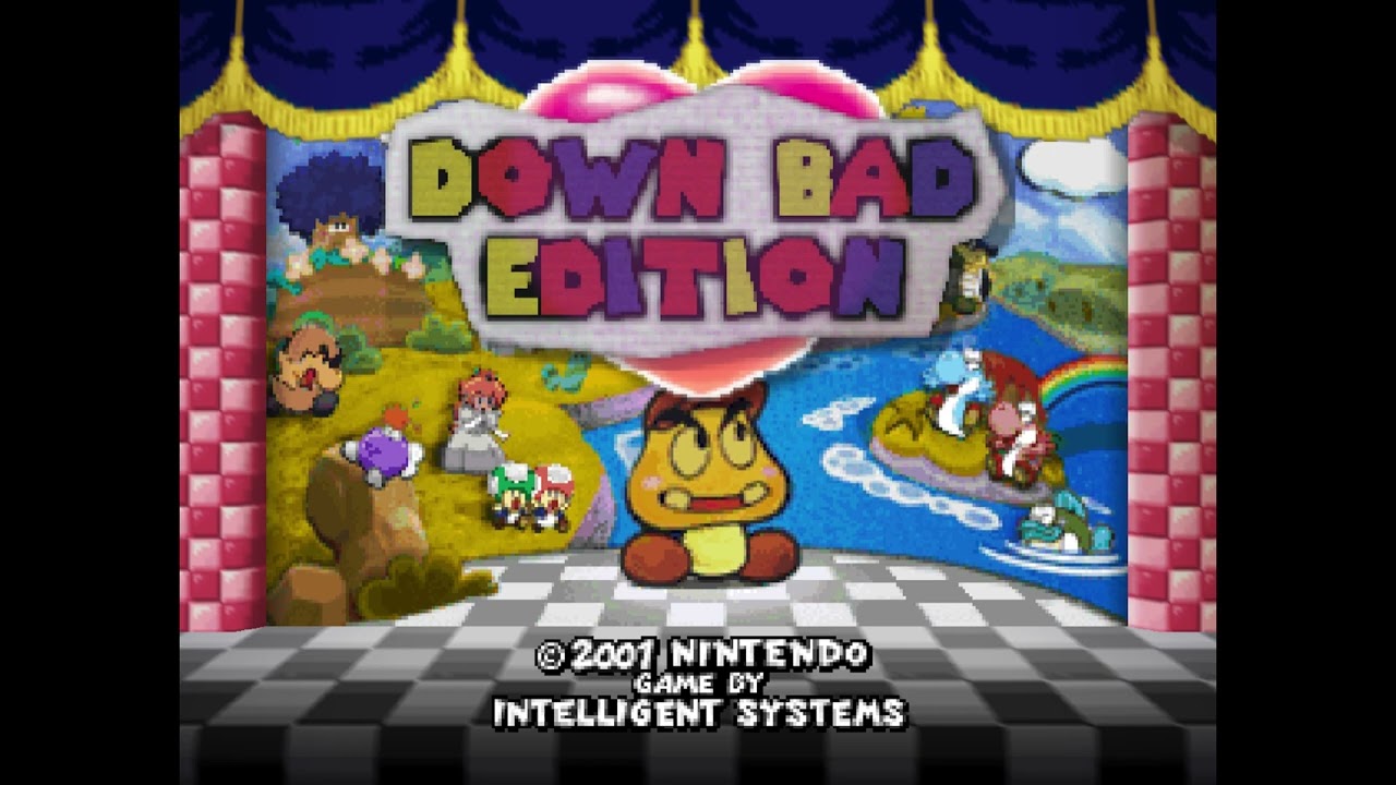 Never Gonna Give You Up - Paper Mario: Down Bad Edition OST