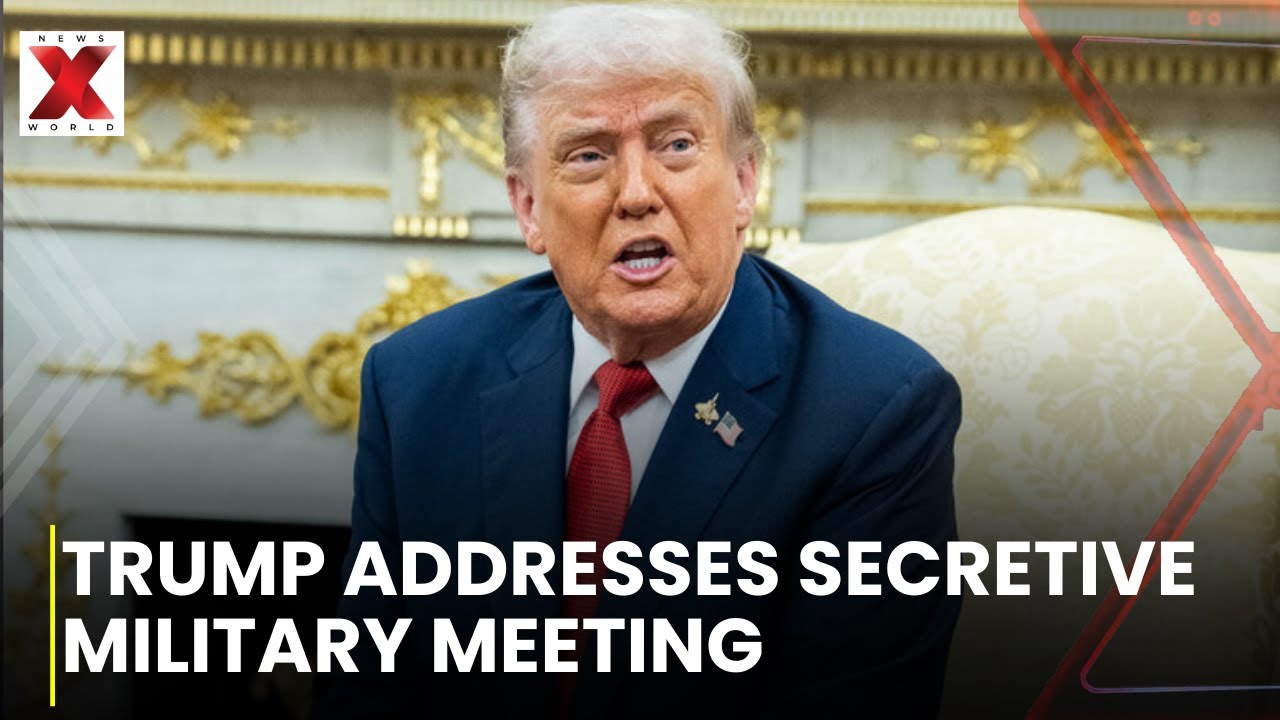 Trump, Hegseth Address Rare Gathering of Top U.S. Military Brass | NewsX World