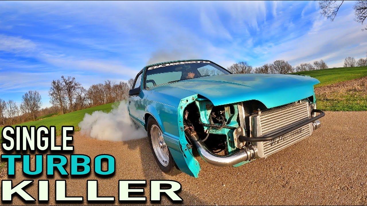 IS IT FAST? Full rips in a turbo +HCI fox body!
