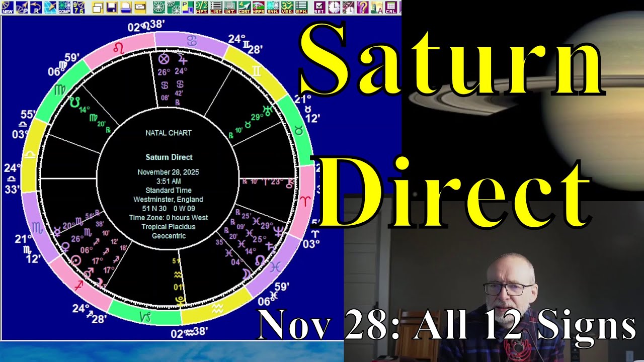 Fri Nov 28 2025: Astrology ALL 12 SIGNS, Saturn Direct