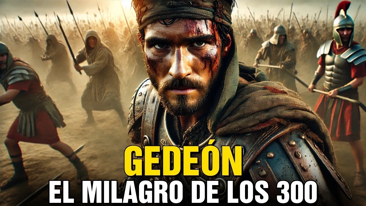 GEDEÓN: El GUERRERO ELEGIDO por DIOS para GANAR lo IMPOSIBLE con solo 300 HOMBRES | Historia Bíblica