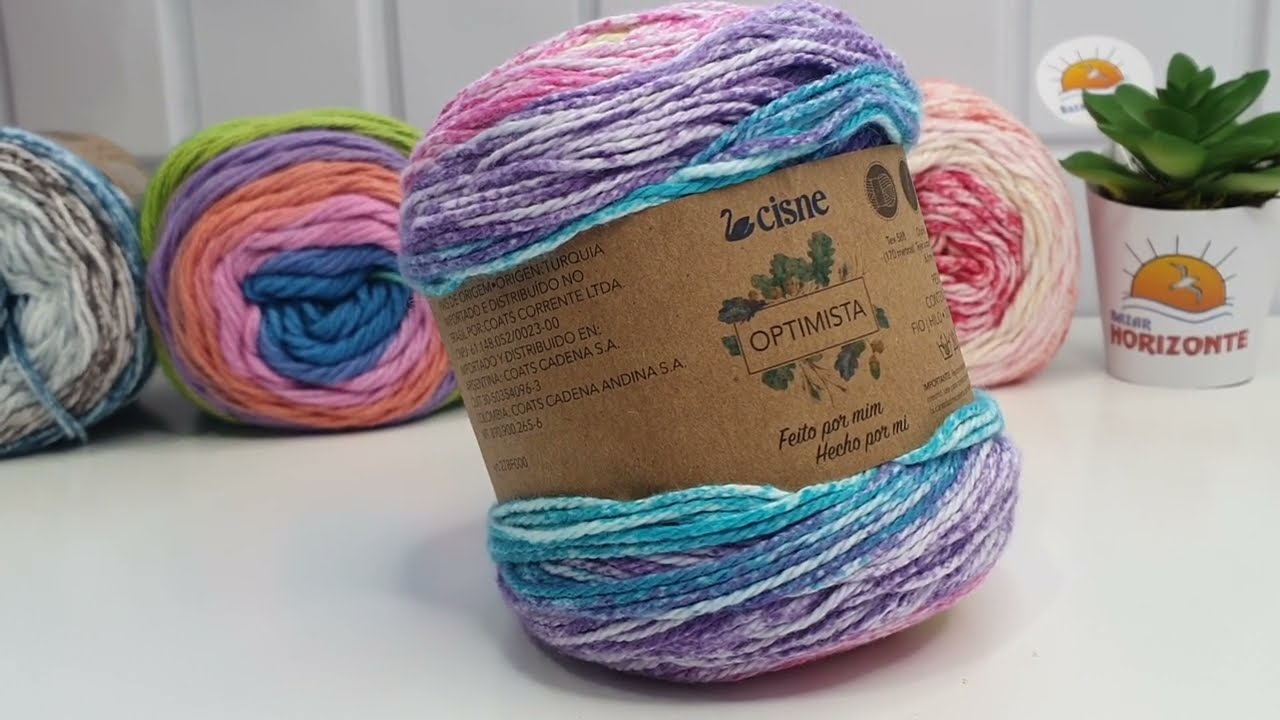 🧶Crie Moda &Uacute;nica com o Fio Cisne Optimista 100% Algod&atilde;o! 👕💖