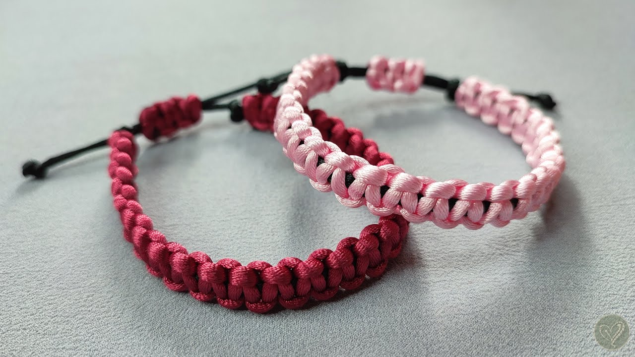 DIY Macrame Bracelet Square Knot | Macrame Bracelets Tutorial For Beginners