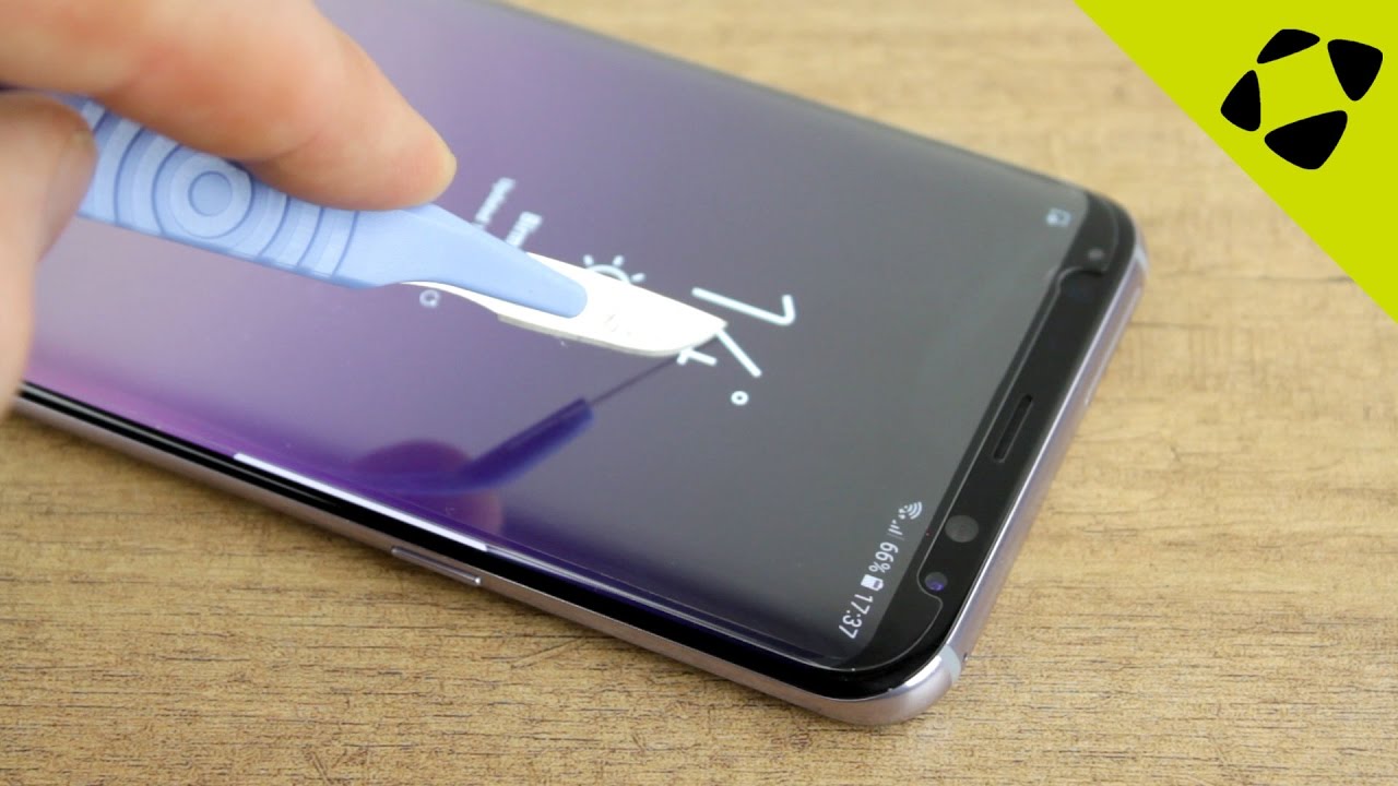 BodyGuardz Pure Arc Samsung Galaxy S8 S8 Plus Curved Glass Screen Protector Installation Guide