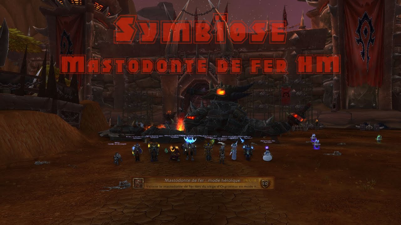 Symb&iuml;&oslash;se vs Mastodonte de fer HM