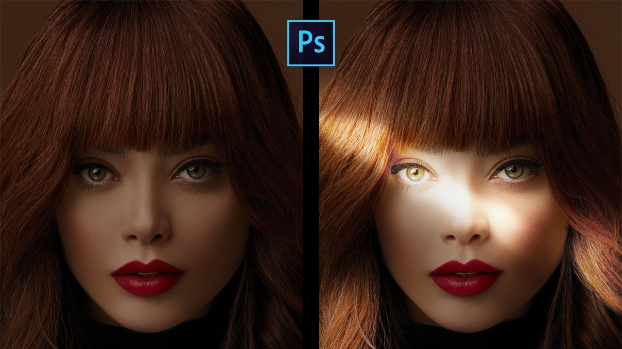 Sun Rays Effect in Photoshop | Photoshop Light Effect on Face