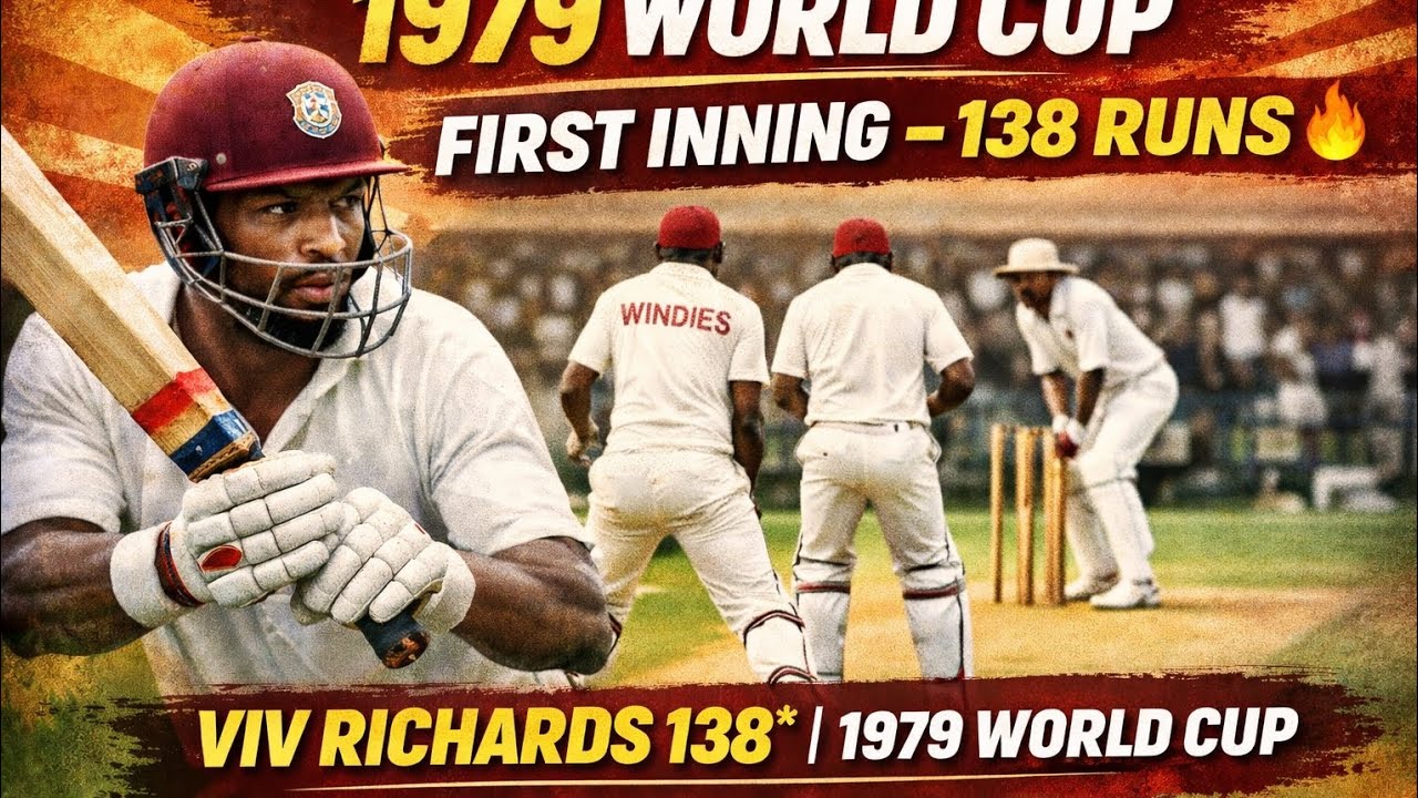 1979 World Cup Final | Viv Richards 138 | West Indies First Innings #cricket 