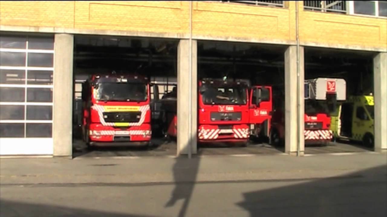 Aarhus Fire Brigade/Falck - Responds To Building Fire