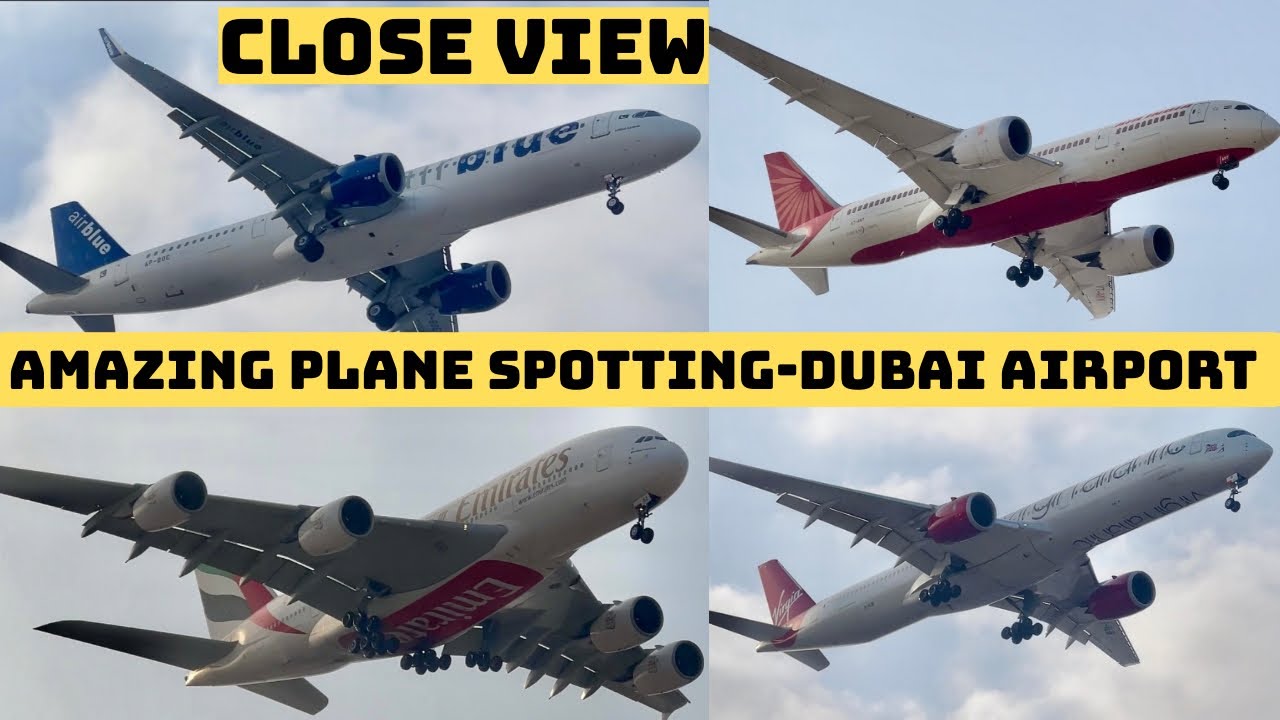 ✈️🇦🇪Dubai Airport Plane Spotting: Ultimate Aviation Experience Early In The Morning A380,A350 & B787