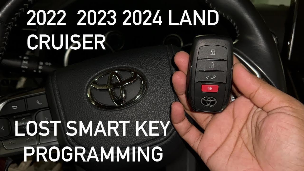 2022 2023 2024 Land Cruiser all smart keys lost programming using lonsdor k518 pro