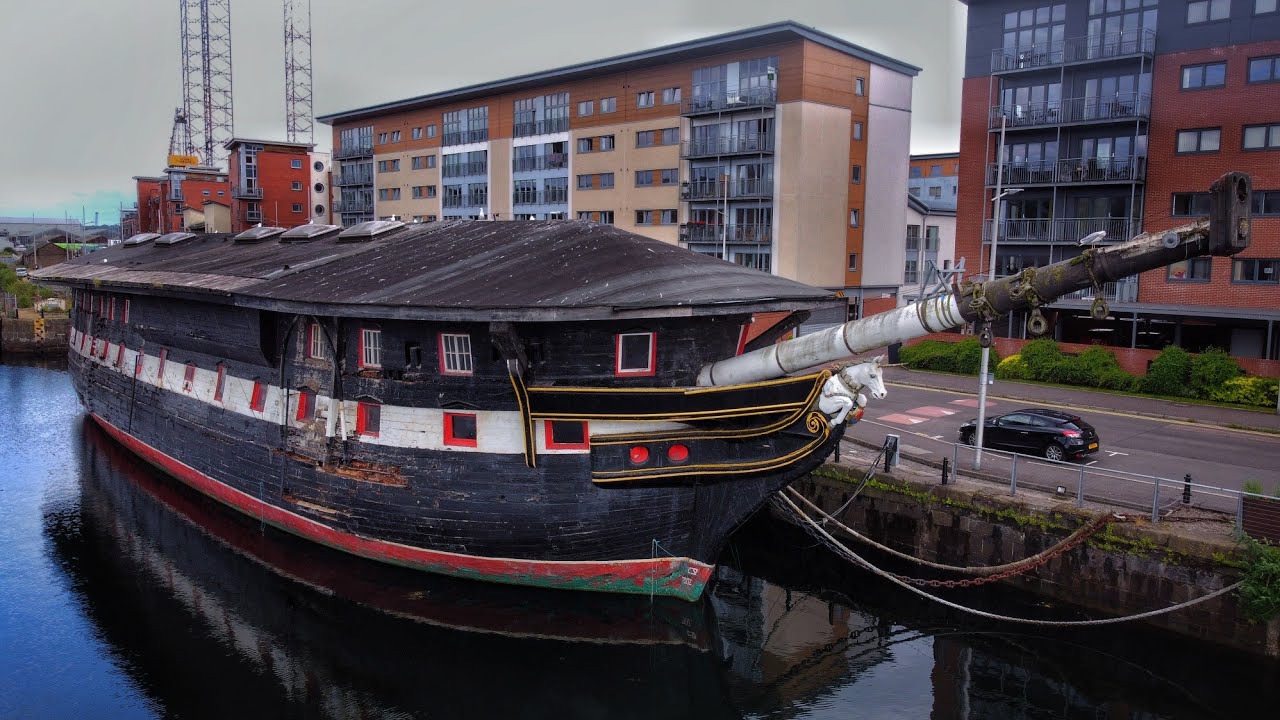 OLDEST Ship In The World HMS UNICORN Scotland