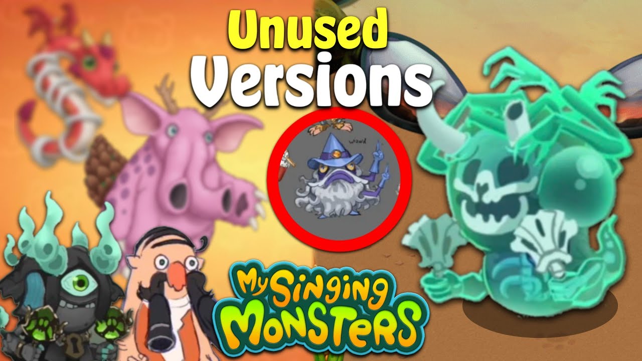 Unused versions of monsters that were never revealed! | My Singing Monsters 
